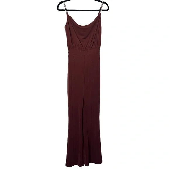 Jason Wu Emmett Cowl Neck Jumpsuit Brown Sz XS - Picture 2 of 14